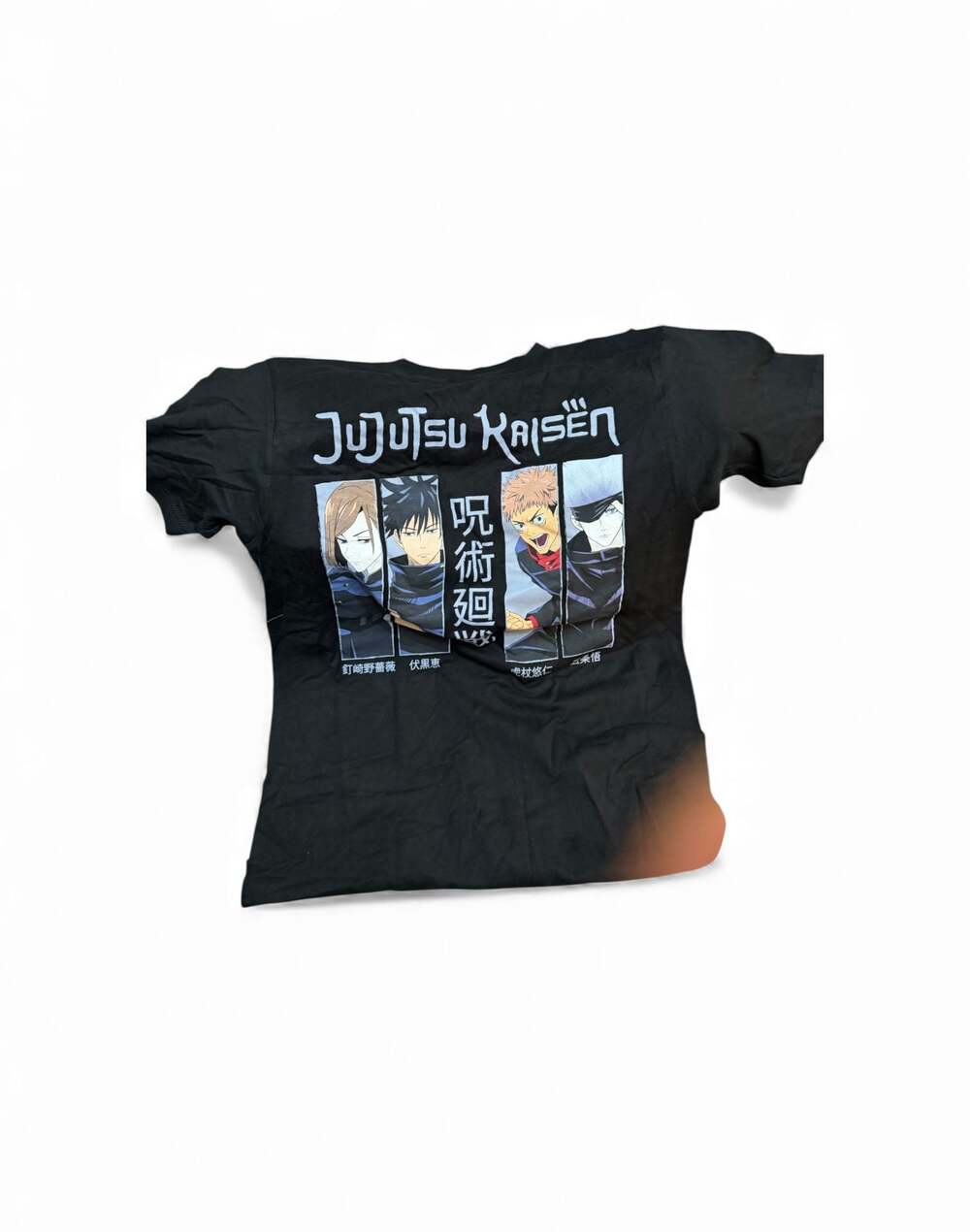 Jujutsu Kaisen Men's Black Anime Graphic T-Shirt